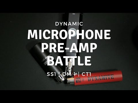 BATTLE OF THE MICROPHONE PRE-AMPS YEAR 2020 SE DM1 vs CT1 vs ss1