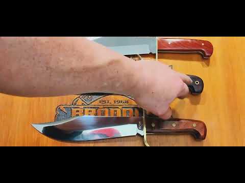Western 49 Bowie vs Cold Steel wild West Bowie and Bear n Sons Gold Rush Bowie