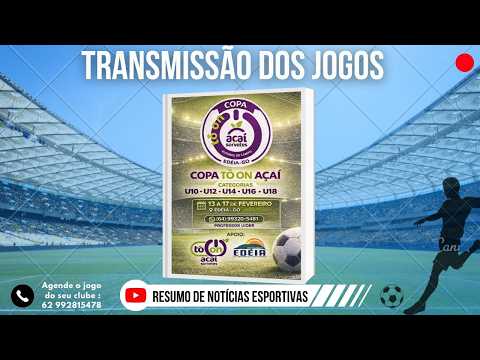 INDEPENDENTE X IMPERIAL BOM JESUS - SEMIFINAL SUB 14 - COPA TÔ ON AÇAÍ FUTEBOL DE CAMPO - EDÉIA-GO