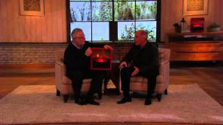 Duraflame1500W Small Portable Heater with Realistic Flame Effect with Dan Hughes