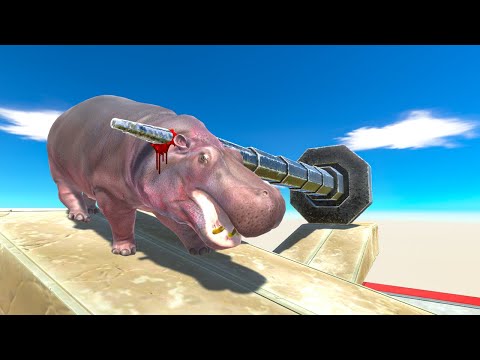 RUN and ESCAPE from BONE & SPIKE TRAP - Animal Revolt Battle Simulator