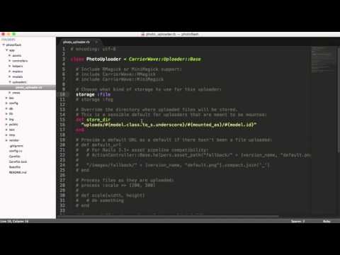How to run the upload generator in Rails