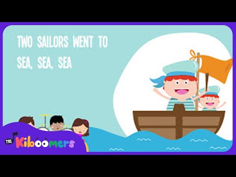 A Sailor Went to Sea | Kids Song | Nursery Rhyme | Lyrics | Toddler Songs