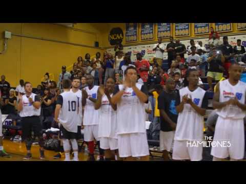 The Hamiltones Charlotte Vlog 2: National Anthem @ Power 99 Celebrity Game (JCSU)
