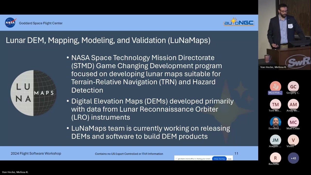 FSW 2024: Day1 - autoNGC Flight Software Framework for Autonomous Navigation