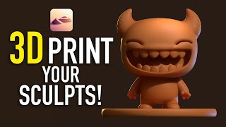 Preparing a Nomad Sculpt Model for 3D Printing