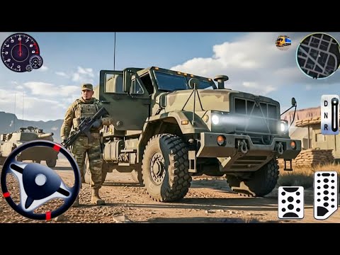 Army Truck Driving Cargo US Offroad - Mobil Balap Truck Simulator Android Gameplay