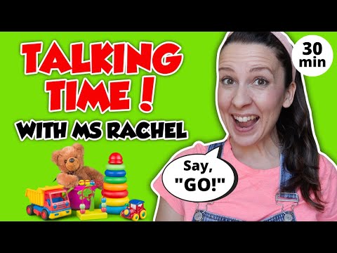 Talking Time with Ms Rachel - Baby Videos for Babies and Toddlers - Speech Delay Learning Video