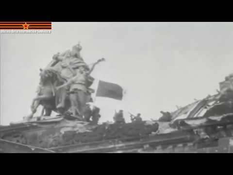 El Ejército Rojo iza el Estandarte de La Victoria Sobre el Reichstag (subtítulos en español)