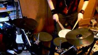 Strapping Young Lad - Rape Song on drums.