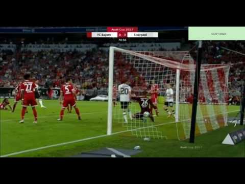 DISALLOWED Liverpool Goal VS Bayern Munich (AUDI CUP) 2017