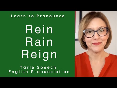 超實用！REIN, REIGN, RAIN 美式英文同音字發音教學 🗣️ | 英文發音課 #EnglishPronunciationLesson (Learn to Pronounce REIN, REIGN, RAIN | American English Homophones | #English Pronunciation Lesson)