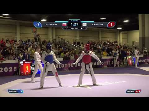 117 Round of 32 W  49kg POL A  KRAJEWSKA AIN A  ANGELOVA PGM