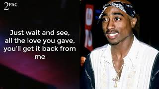 2Pac - Never Call U Bitch Again (OG) (Lyrics On Screen)