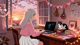 Luna Study by the Sunset Window 🌸 Relaxing Lofi Beats for Study & Focus ✨ Emotional Journey