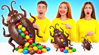 Big, Medium and Small Plate Challenge | Cool Food Tricks by Multi DO Challenge