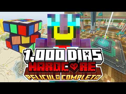 Sobreviví 1,000 Días en Minecraft Hardcore [PELÍCULA COMPLETA]