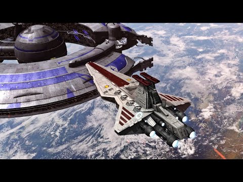 Epic Clone Wars NPC Space Battle - Star Wars Empire at War Remake Mod