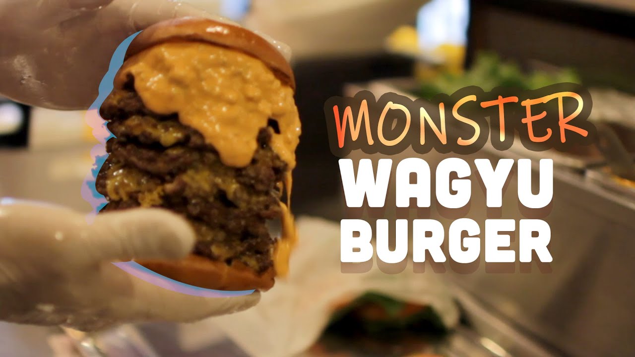 The MONSTER WAGYU burger loved from Akihabara to Yokosuka Base