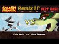 Smash Remix Classic Mode Remix 1P Gameplay With Polygon Wolf VERY HARD