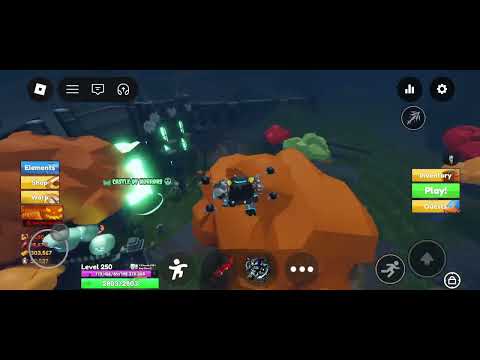 Unlocking double and triple jump in the Elemental Dungeons Halloween Update. #elementaldungeons 