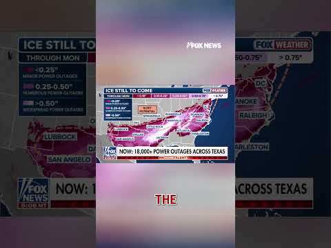 NEW: 18,000+ POWER OUTAGES across Texas as Winter Storm begins #foxnews #news #us #fox