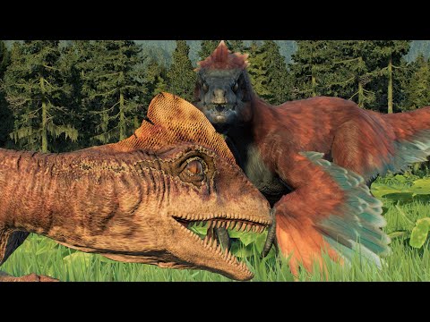 PYRORAPTOR VS DEINONYCHUS - Jurassic World Evolution 2