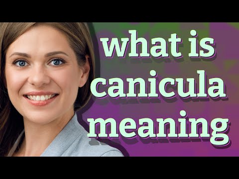 Canicula | meaning of Canicula