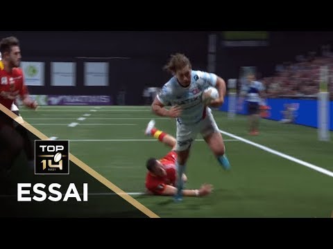 TOP 14 - Essai Dimitri SZARZEWSKI (R92) - Racing 92 - Perpignan - J12 - Saison 2018/2019