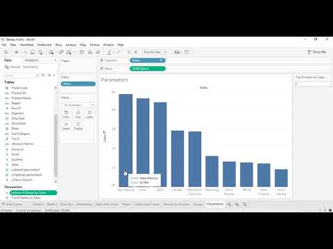 Tableau Tutorial for Beginners 16 How to Create and Use Parameters in Tableau