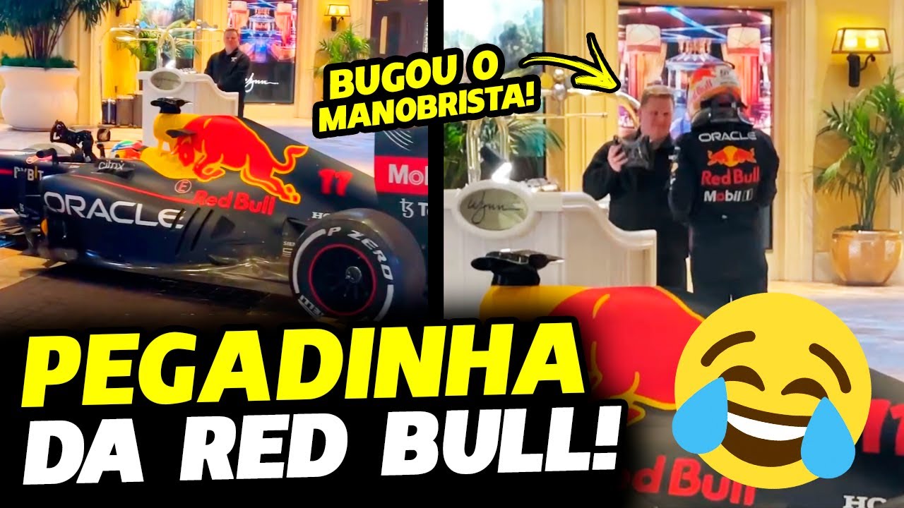 RED BULL VIRALIZA AO DEIXAR CARRO DE F1 COM MANOBRISTA EM HOTEL DE LAS VEGAS | FÓRMULA 1 |GP EM CASA