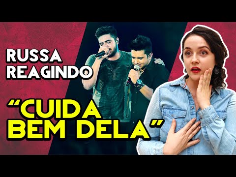 MELHOR REAÇÃO | Henrique e Juliano - Cuida Bem Dela | Gringa Reage | GRINGA RUSSA REAGINDO | React
