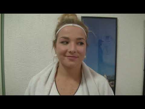 Kateřina Křížová po vítězství ve finále kvalifikace ITF Milovice