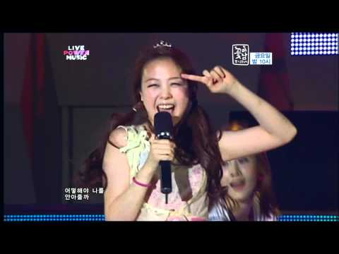 100912 Live Power Music - Girl's Day (걸스데이) - Tilt My Head [LIVE]