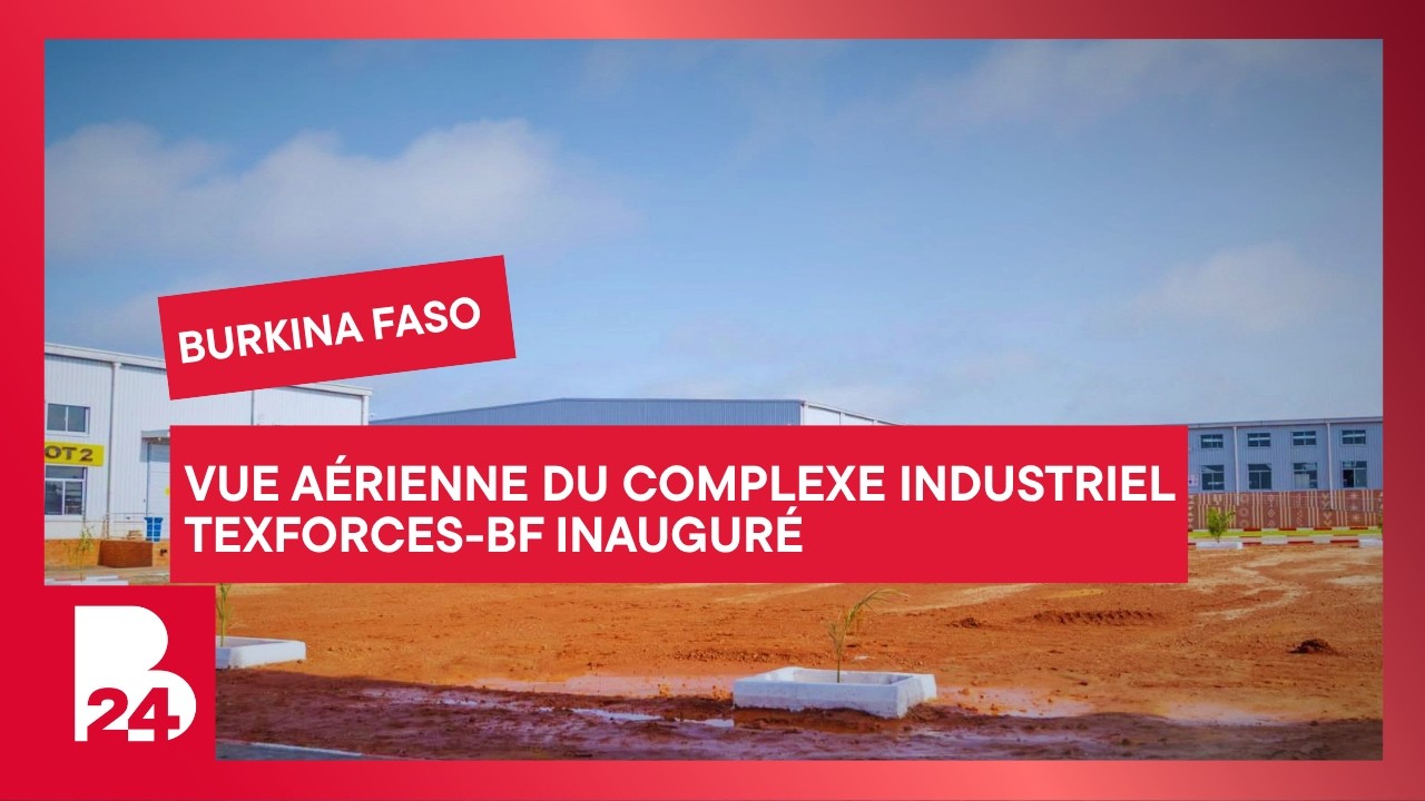 Vue aérienne du Complexe industrielle TEXFORCES-BF