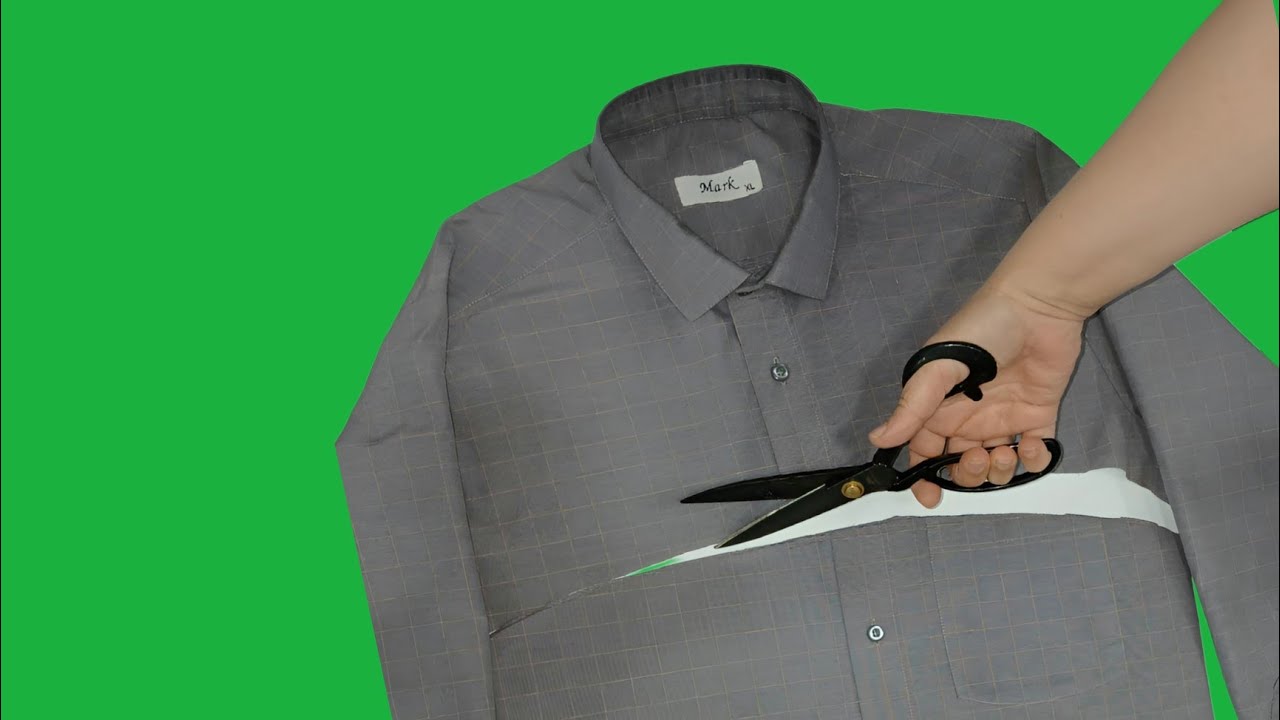 Asian Women's Techniques for Upcycling Old Shirts: Transforming Without Collars, Buttons, or Cuffs