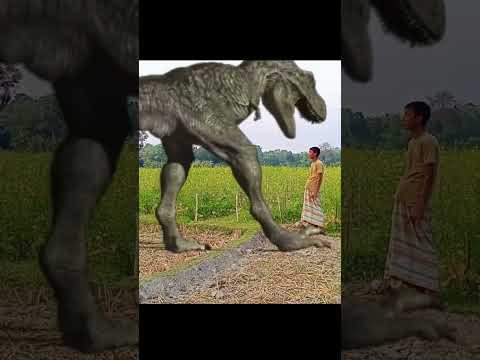 T-Rex Chase REMASTERED - Jurassic World Dinosaur Fan Movie #shorts