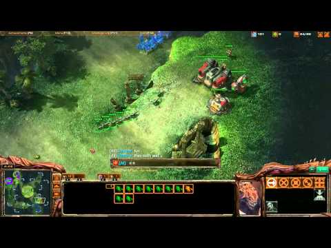 Destiny, Bluetea vs. Darrenc (R), POlar (R) [Game 1] - High Level 2v2 - Starcraft 2 Ladder