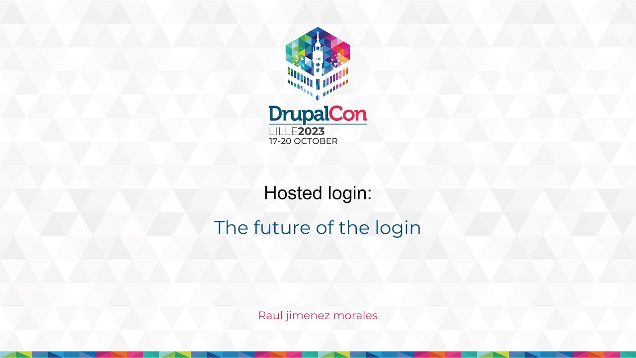 USERS & EDITORS - Hosted login: The future of the login