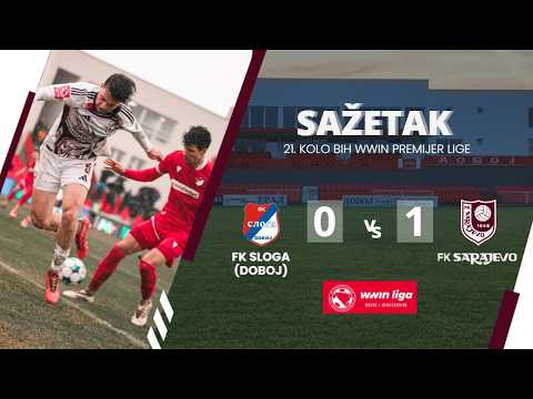 SAŽETAK: FK Sloga Meridian 0:1 FK Sarajevo / 21. Kolo WWIN Liga BiH (2025/2026)
