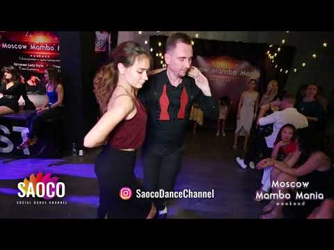 Anton Shcherbak and Natasha Chumakova Salsa Dancing at Moscow MamboMania weekend, Sat 27.10.2018
