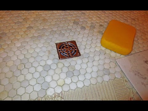 Mosaique Noir Hexagonale