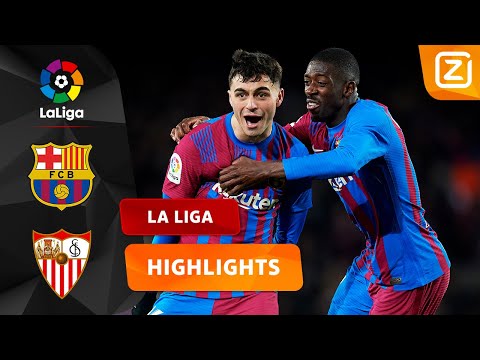 PEDRI LAAT EVEN WAT MAGIE ZIEN! 😍✨ | Barcelona vs Sevilla | La Liga 2021/22 | Samenvatting