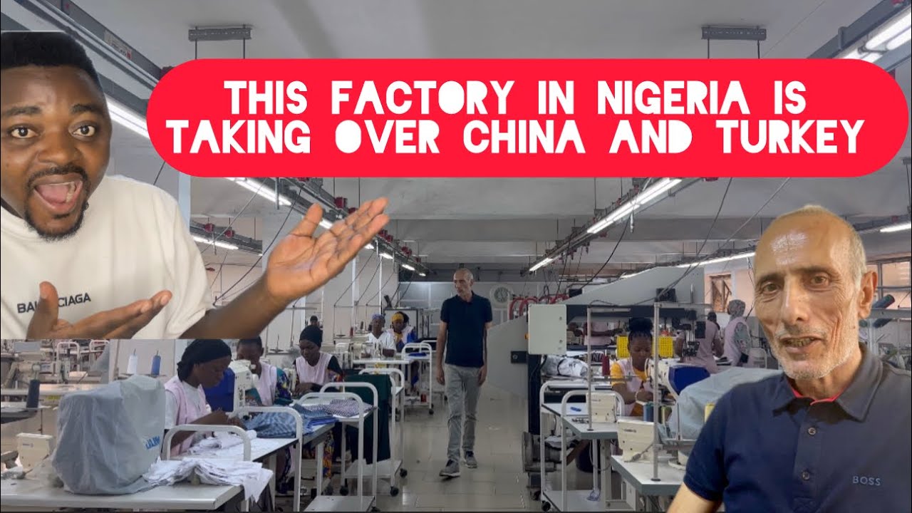 See a Nigerian Factory Producing Better Clothes than China and Turkey and Cheaper