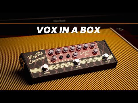 VOX TONES IN PEDAL: Tech 21 SansAmp Character Plus Mop Top Liverpool Demo - Amazing Overdrive Tones!