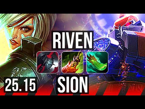 RIVEN vs SION (TOP) | KR Challenger | 25.15