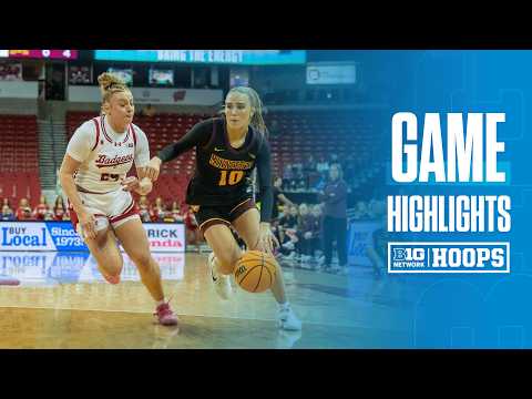 Minnesota vs. Wisconsin | HIGHLIGHTS | Big Ten Women's Basketball | 02/15/26