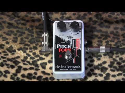 Electro-Harmonix  Pitch Fork pedal demo with MJT Strat