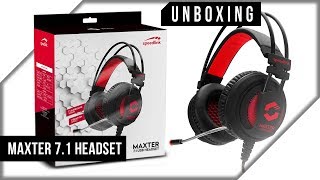 [UNBOXING] MAXTER 7.1  USB Headset von Speedlink