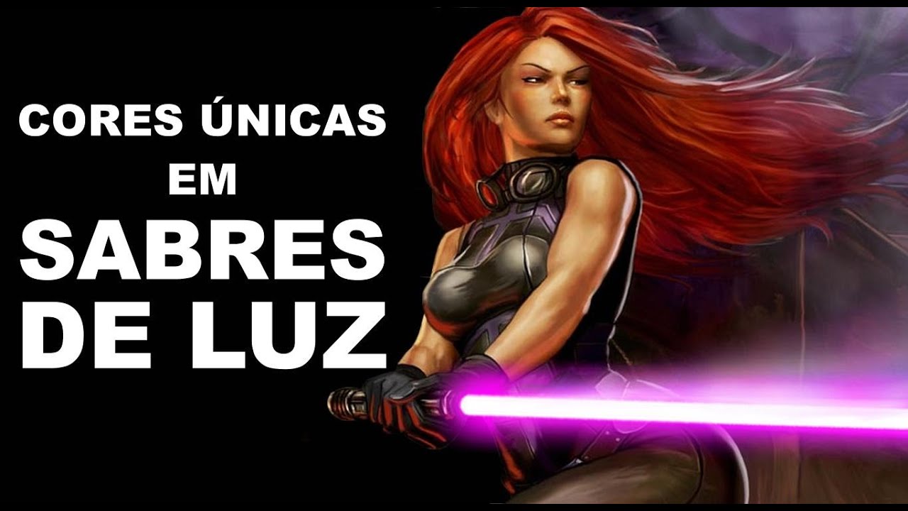 CORES ÚNICAS DE SABRE DE LUZ